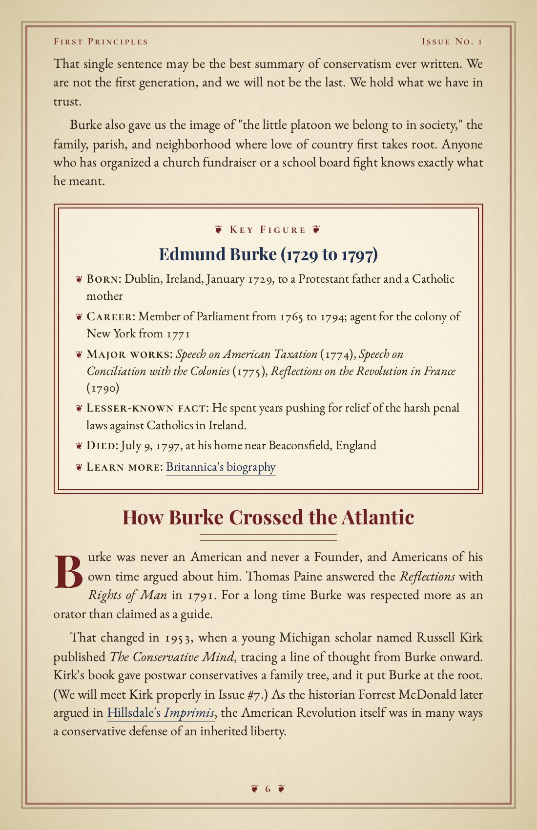 The Irishman Who Understood America, page 6