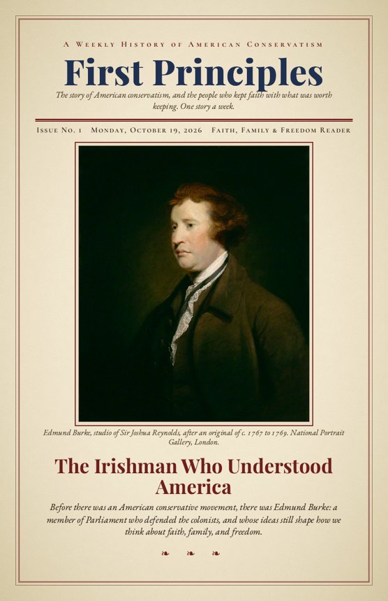 Cover of First Principles, Issue No. 1